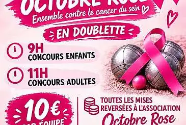 Concours de boules Octobre Rose
